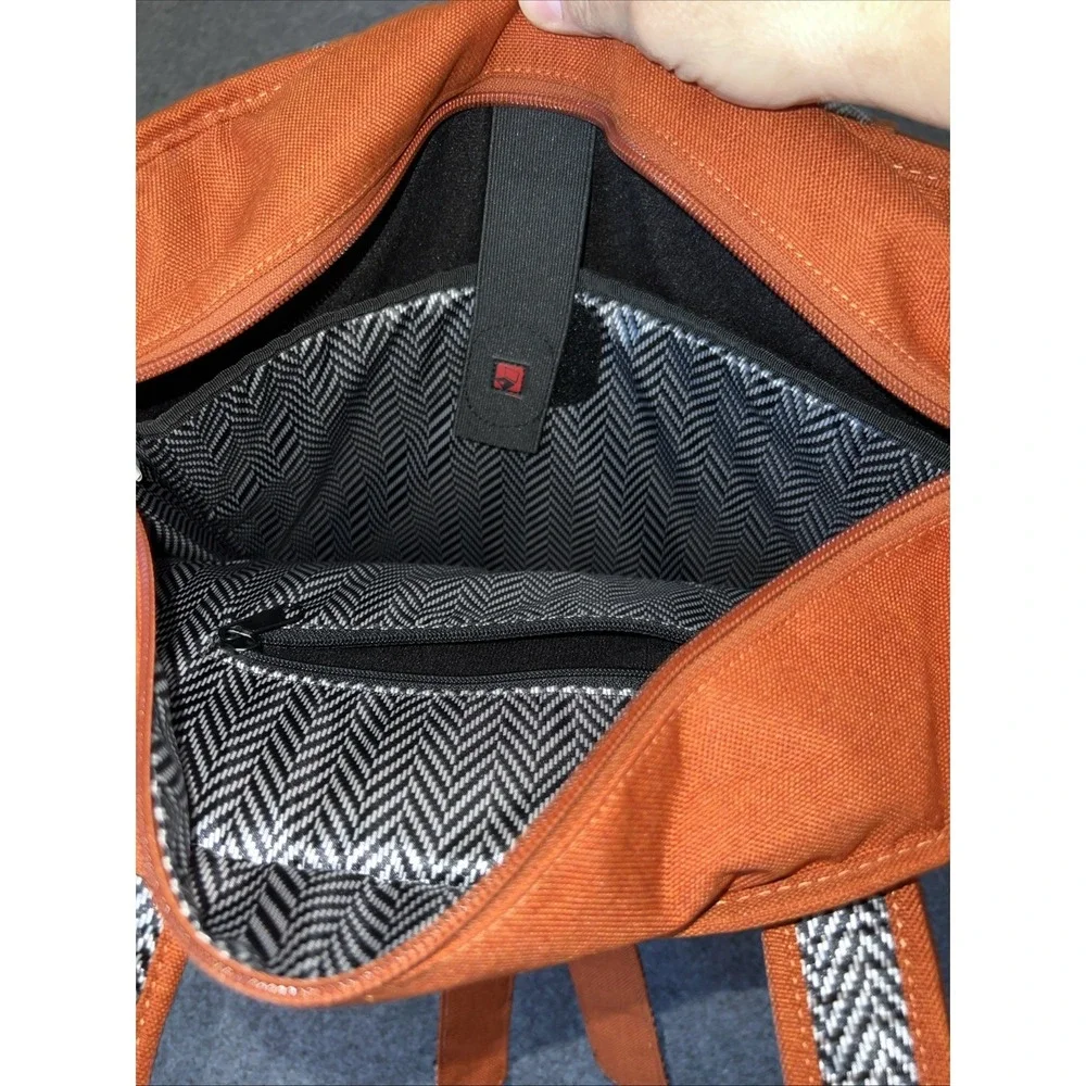 OGIO Melrose Tote Black Laptop Bag Handled Large Buttons Bow Multi-Pocket